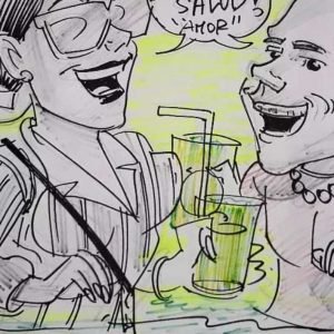 Experiencia de caricatura en vivo en Punta Cana